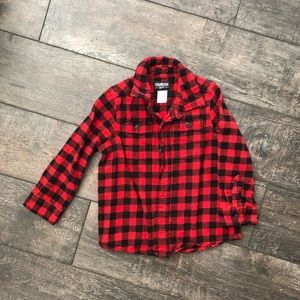 Oshkosh Buffalo check toddler button up